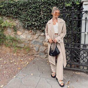 💙💖 NWT C/MEO Collective Meant To Be Pants in Praline S/US 4